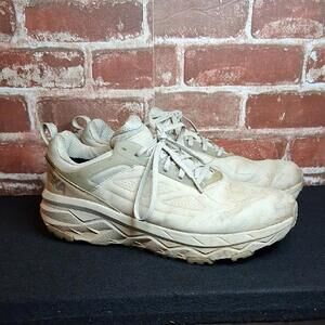 Hoka Shoes Trail Mens Size 11 2E Challanger Low GTX Tan Gor-tex Running